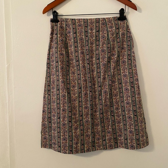 Vintage skirt and top set. Small size, flower pattern - Picture 7 of 9